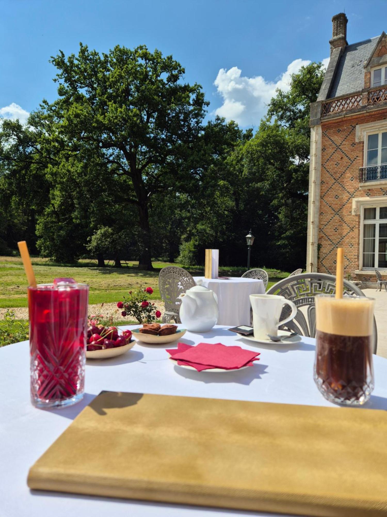 Hostellerie Du Chateau Les Muids La Ferté-Saint-Aubin Esterno foto
